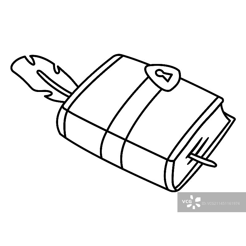 魔法书笔触图片素材