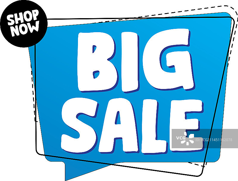 大促销气泡横幅设计模板图片素材