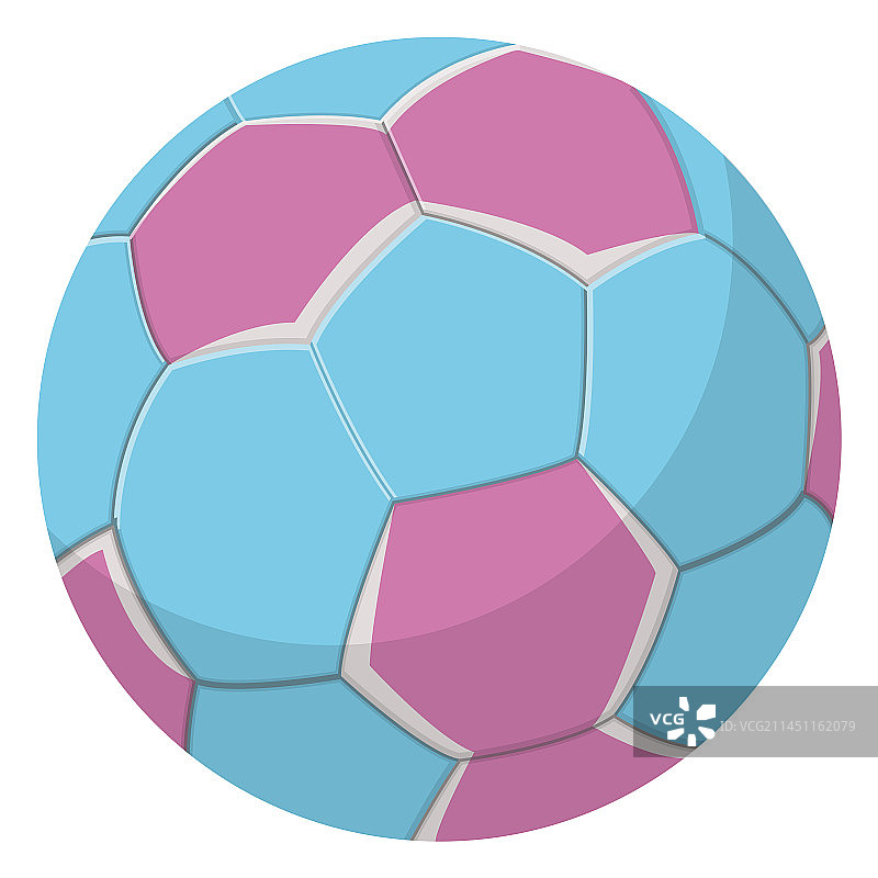 蓝色手球图片素材