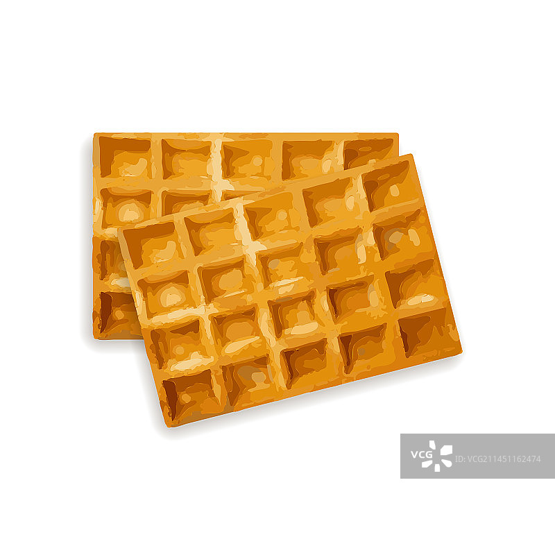 比利时华夫饼图标华夫饼干logo图片素材