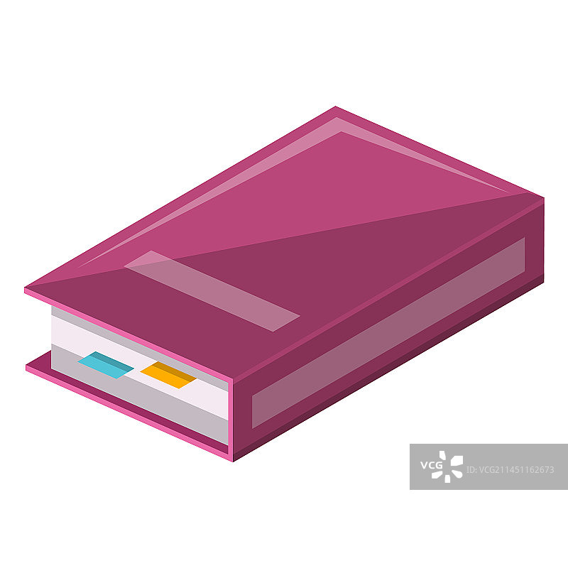 带书签的书本图标图片素材