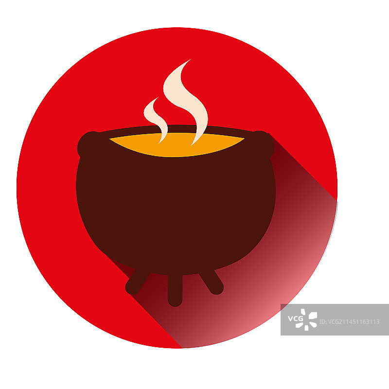 沸腾的火锅图标图片素材