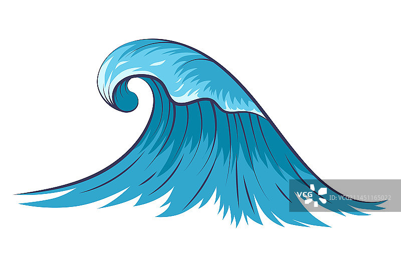 蓝色海浪图片素材