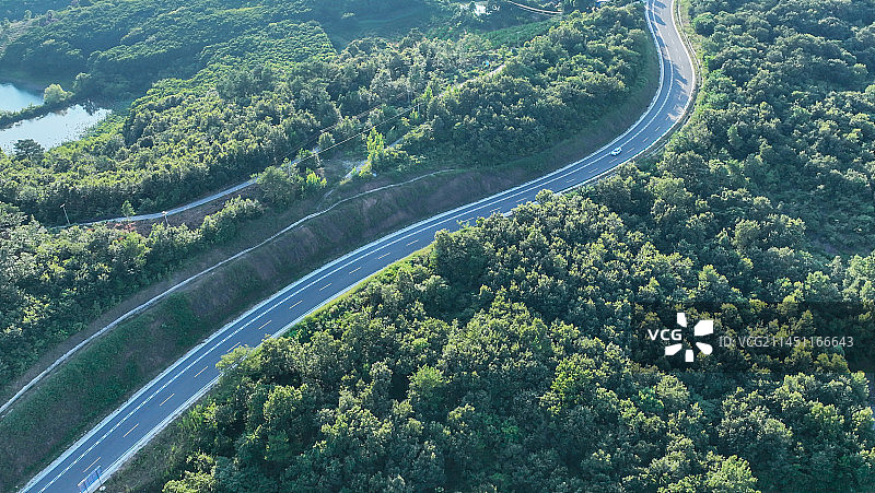 弯曲的环库公路图片素材
