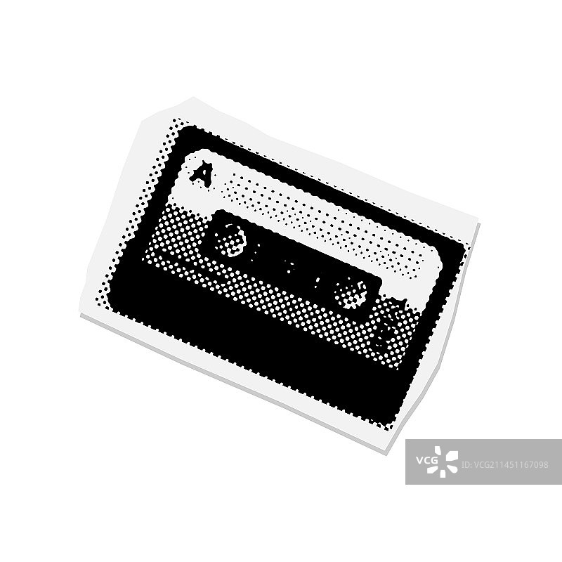 磁带网点图标图片素材