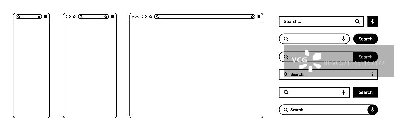 空白网页浏览器页面窗口图片素材