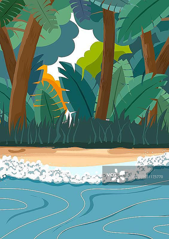 夏威夷海滩图片素材