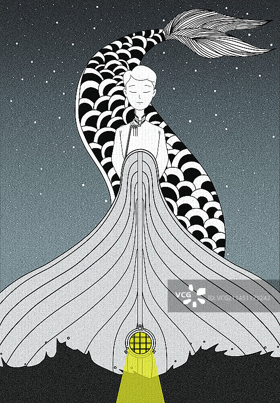 『一束光指引你前进』图片素材