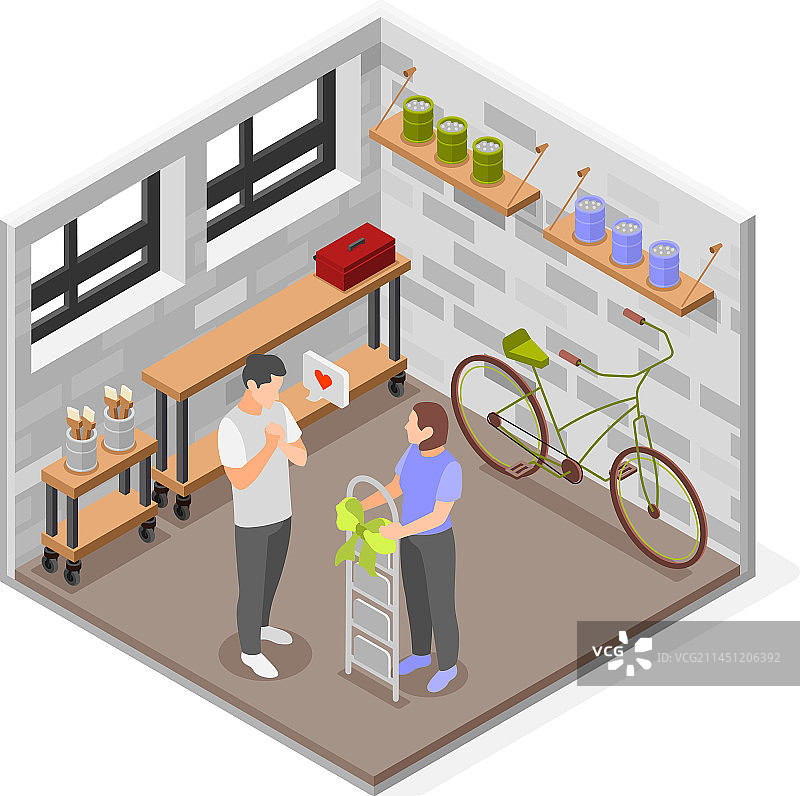 2.5D礼物阶梯组合图片素材