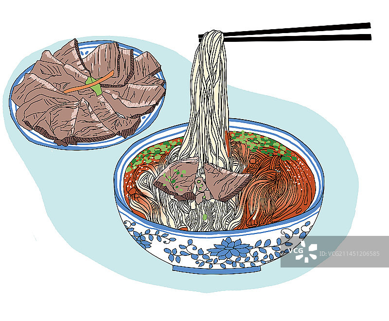 牛肉拉面图片素材