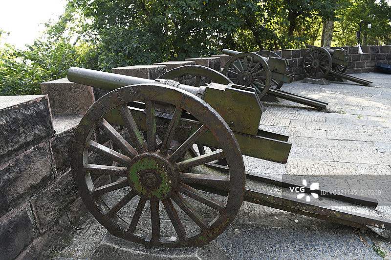 湖北武汉蛇山武昌起义军炮台图片素材