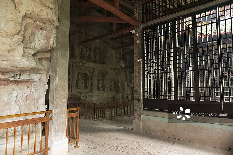 重庆大足石刻之北山石刻图片素材