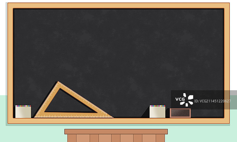 教师节空白黑板插画素材图片素材