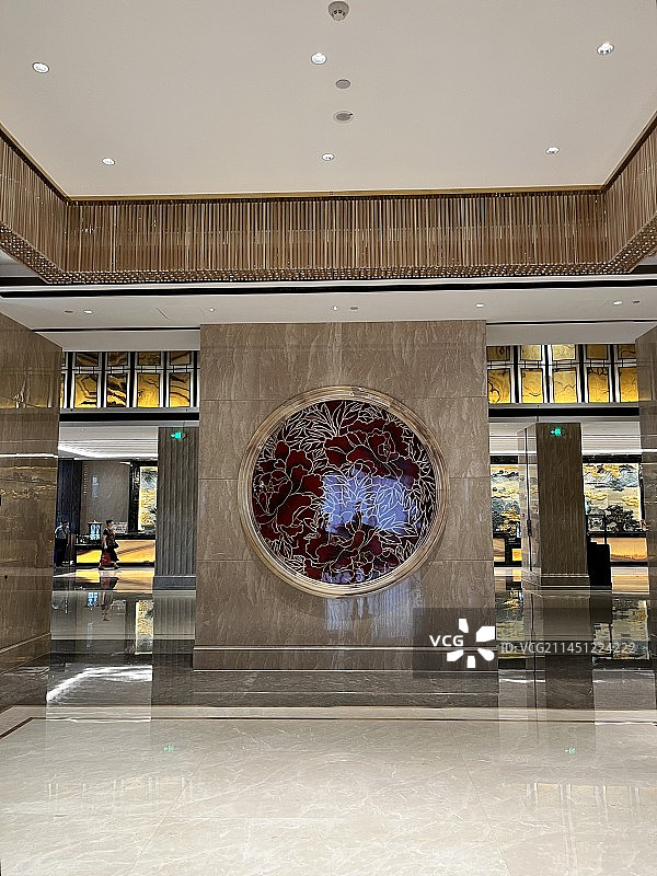 五星级酒店无人大堂图片素材
