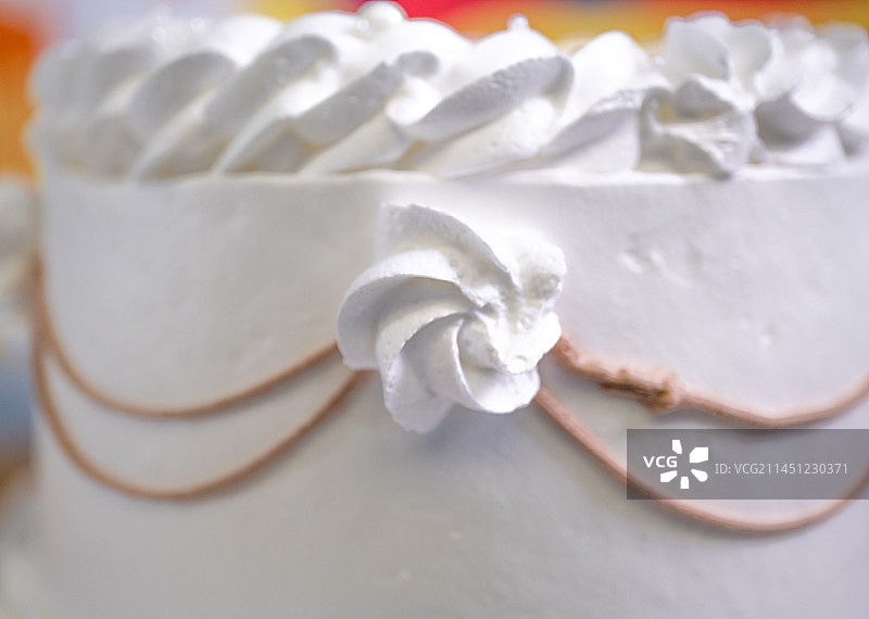 蛋糕上的花图片素材