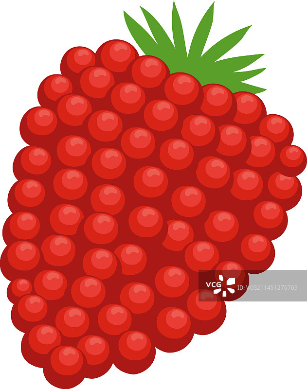 覆盆子独立图标样式图片素材