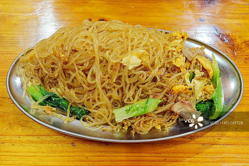 广西特色美食——炒米粉图片素材