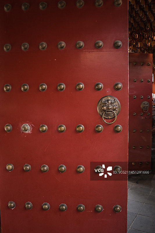 红色的门图片素材