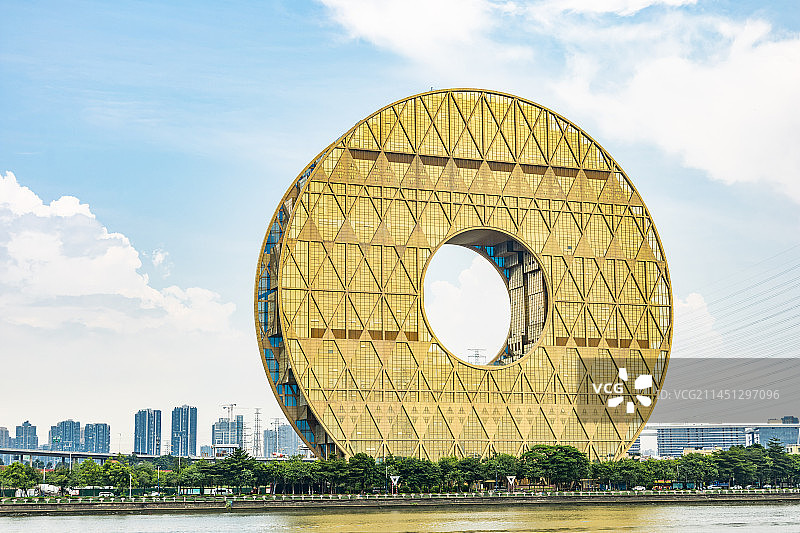 广州圆大厦图片素材