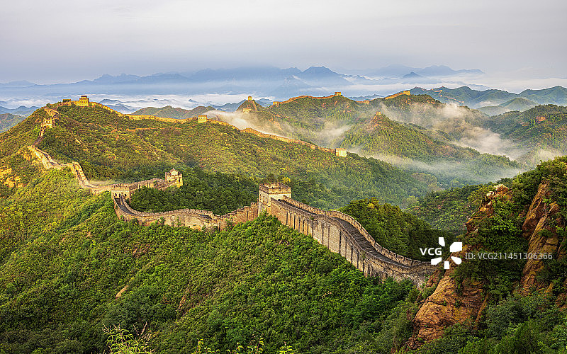 金山岭长城图片素材