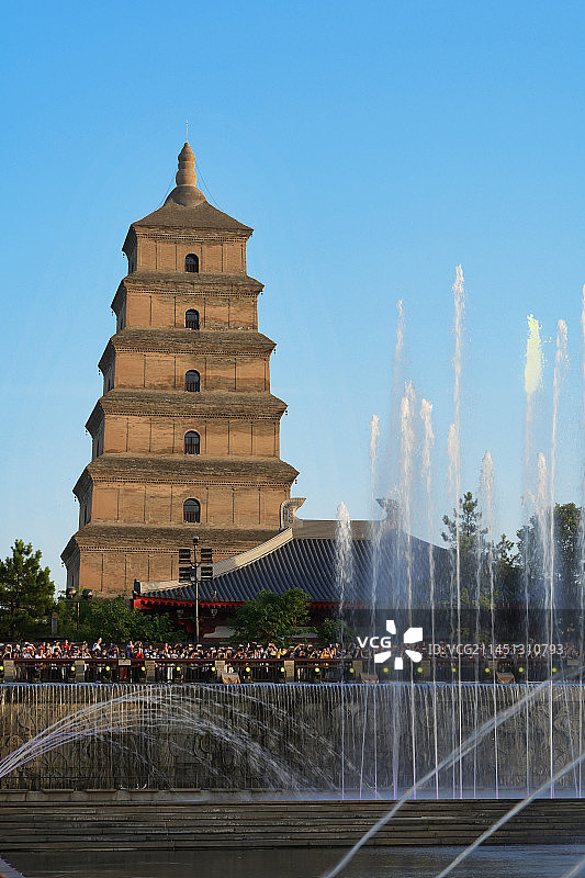 西安大雁塔图片素材