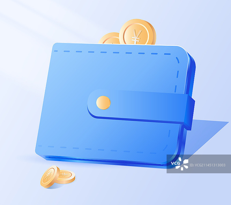 3D立体钱包 零钱包图片素材