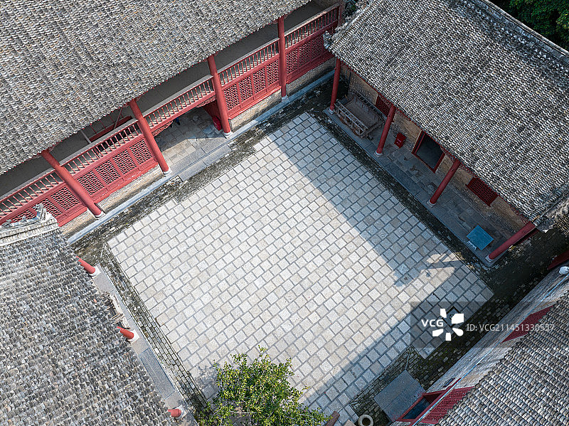 河南项城袁寨袁世凯故居袁府袁世凯行宫豫东民居古建筑群图片素材