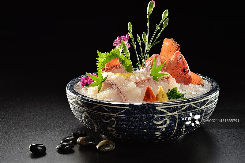 酒店刺身小海鲜生猛海鲜图片素材