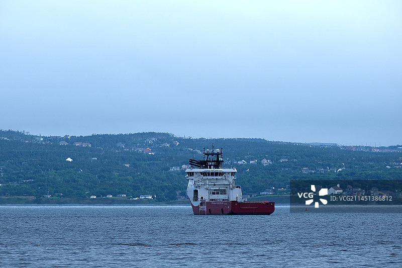 城市风光-跨海渡轮图片素材