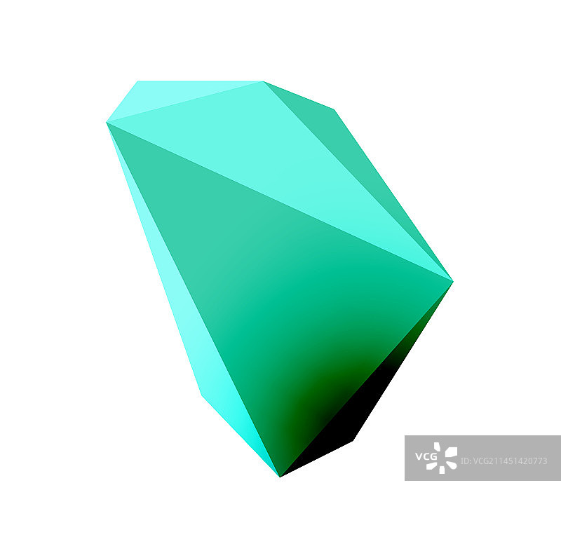 抽象低聚石设计几何三维图片素材