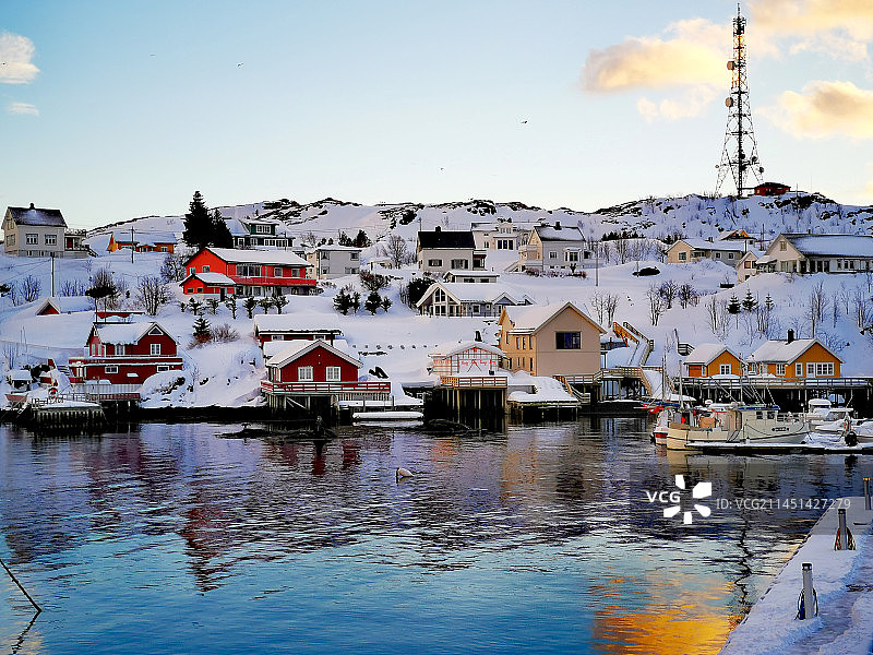 冰雪小镇图片素材