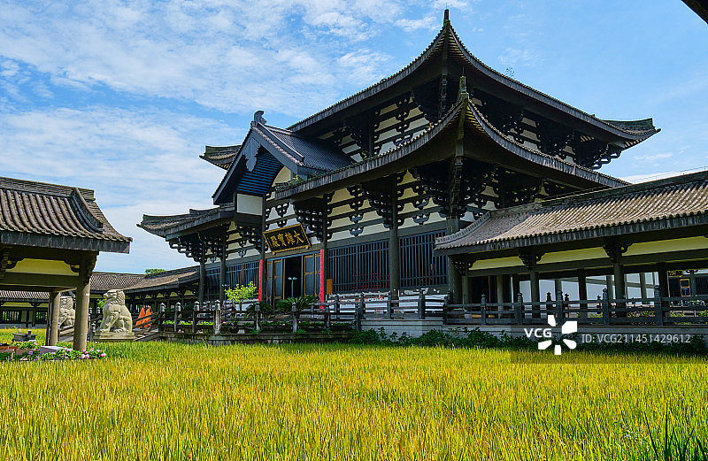 眉山柳江古镇光明寺图片素材