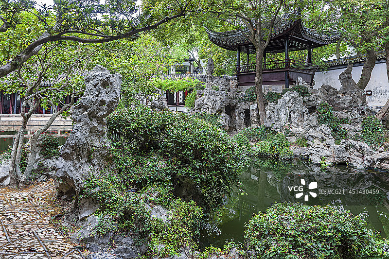 退思园眠云亭图片素材