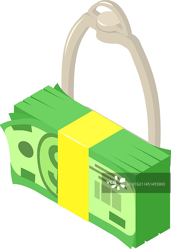 马、弹药和美元等距图标图片素材