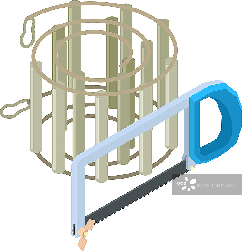 探洞工具2.5D图标图片素材