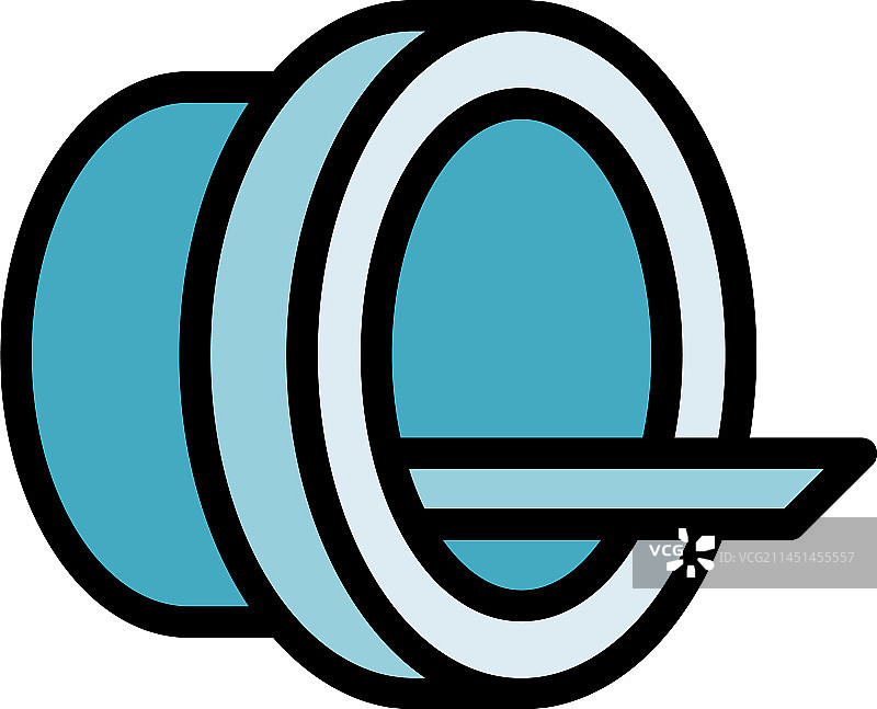 MRI图标扁平设计图片素材