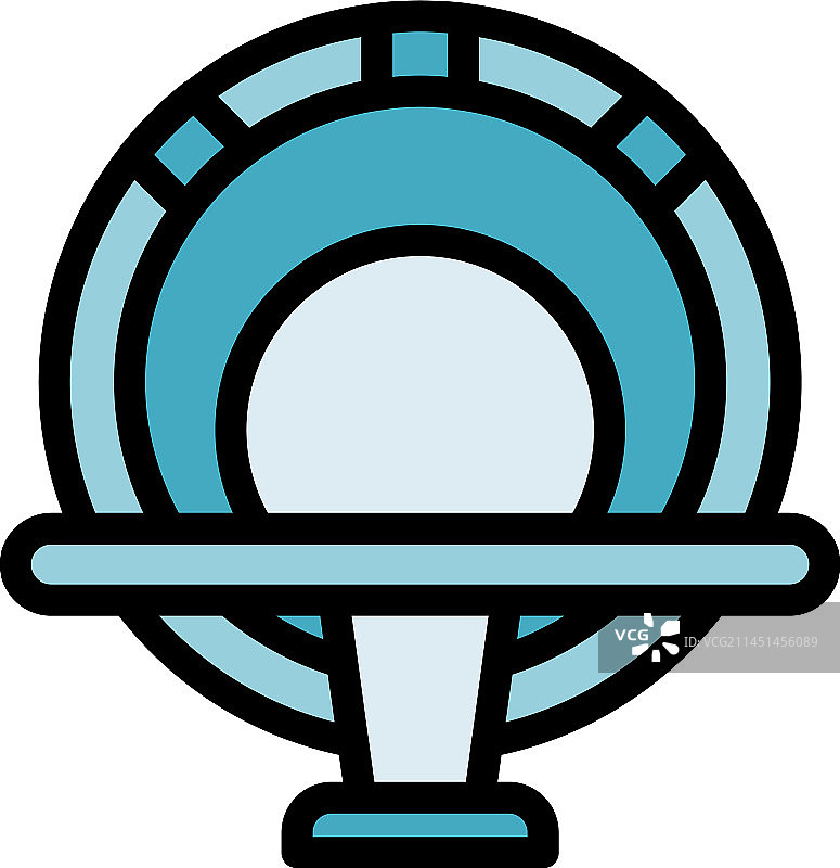 X光核磁共振扁平图标图片素材