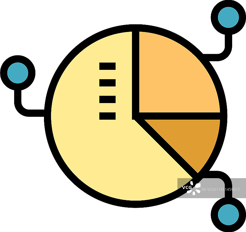 策略饼图扁平图标图片素材