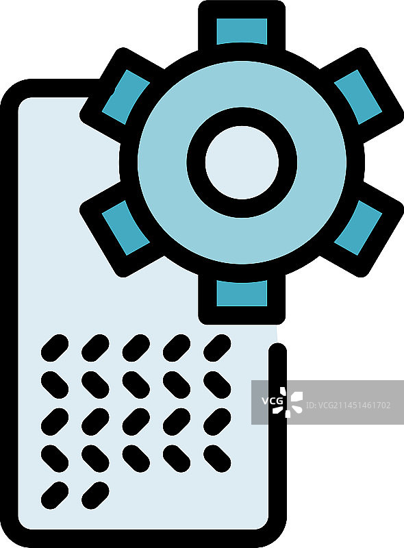 智能手机软件扁平图标图片素材