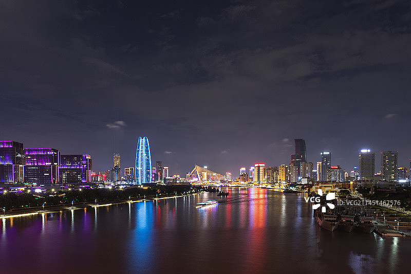 甬江夜景图片素材