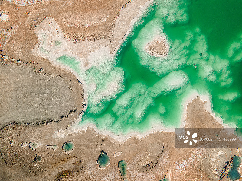 大柴旦翡翠湖图片素材