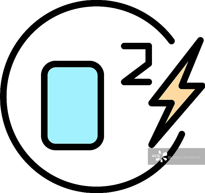 氧气浓缩器扁平图标图片素材