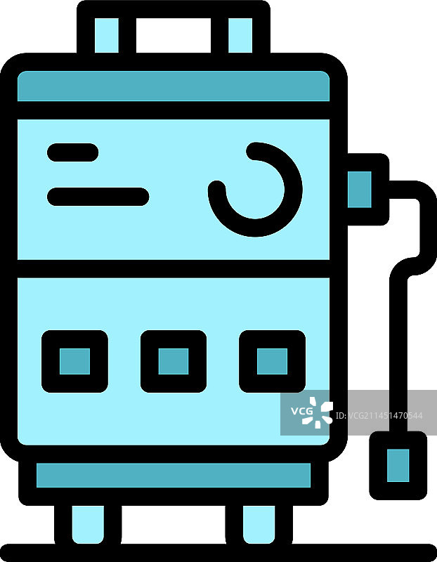 氧气浓缩器扁平图标图片素材