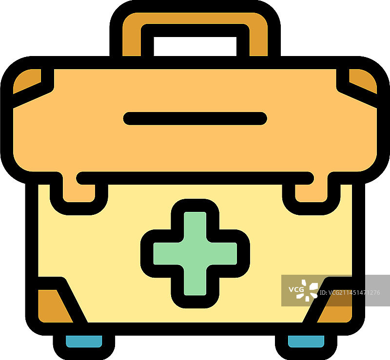 急救箱扁平图标图片素材