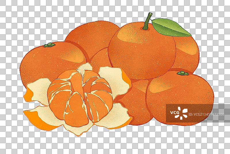 大寒水果橘子元素图片素材