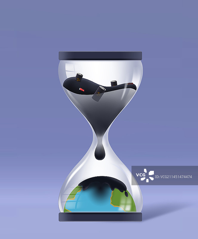 核泄漏核排放核污水核污染核废水工厂化工危害自然生态环境健康生命保护危机危险海洋插画图片素材