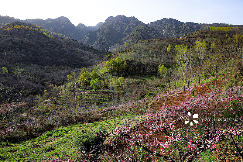 陕西西安长安区秦岭自然风光图片素材