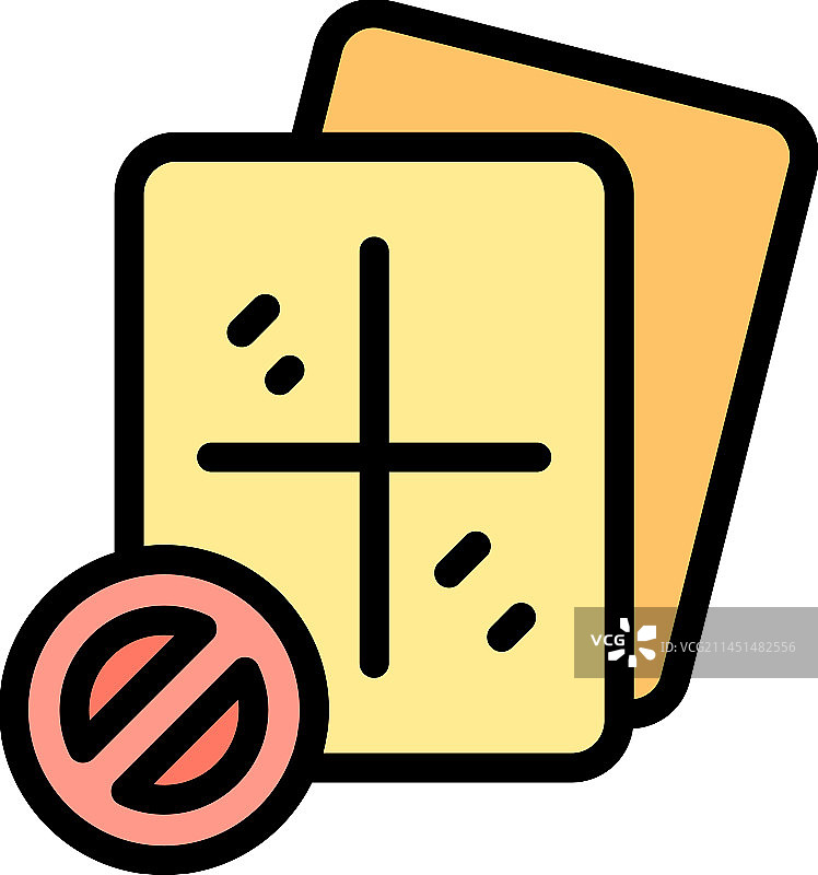 无麸质饼干扁平图标图片素材