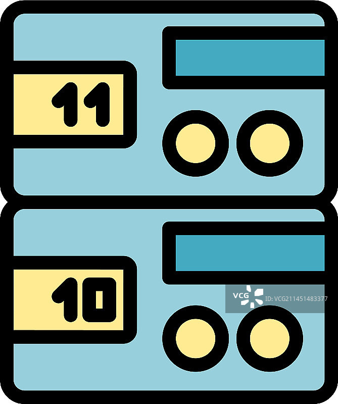 服务器内存扁平图标图片素材