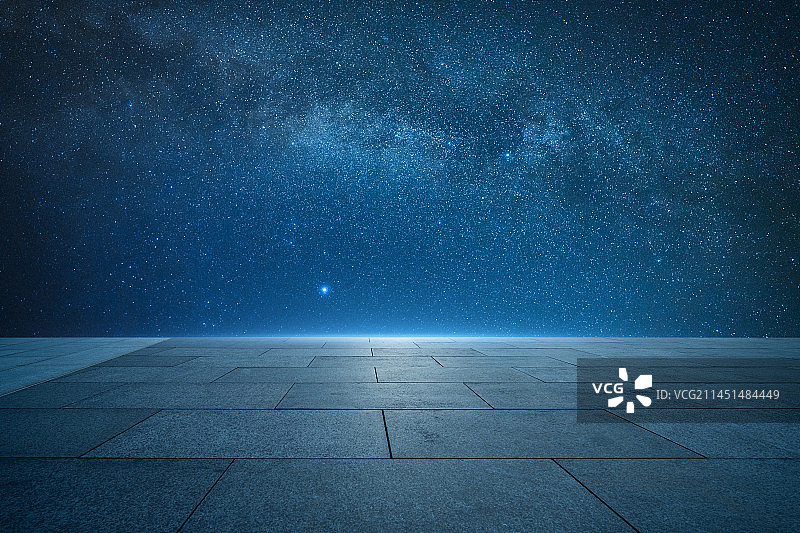 地面星空银河汽车广告背景图片素材